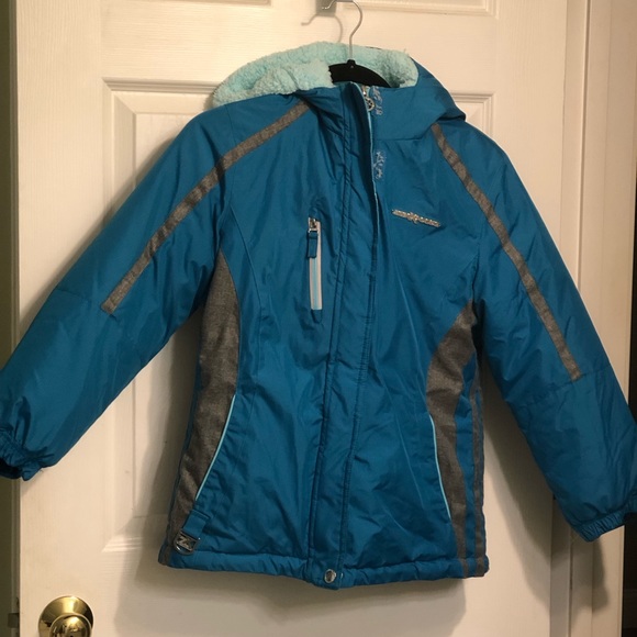 Girls Teal 2 in 1 Snow Coat 10/12 - Picture 2 of 7